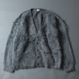 【BARNS OUTFITTERS】 SHAGGY DOG CARDIGAN バーンズ シャギードッグ カーディガン