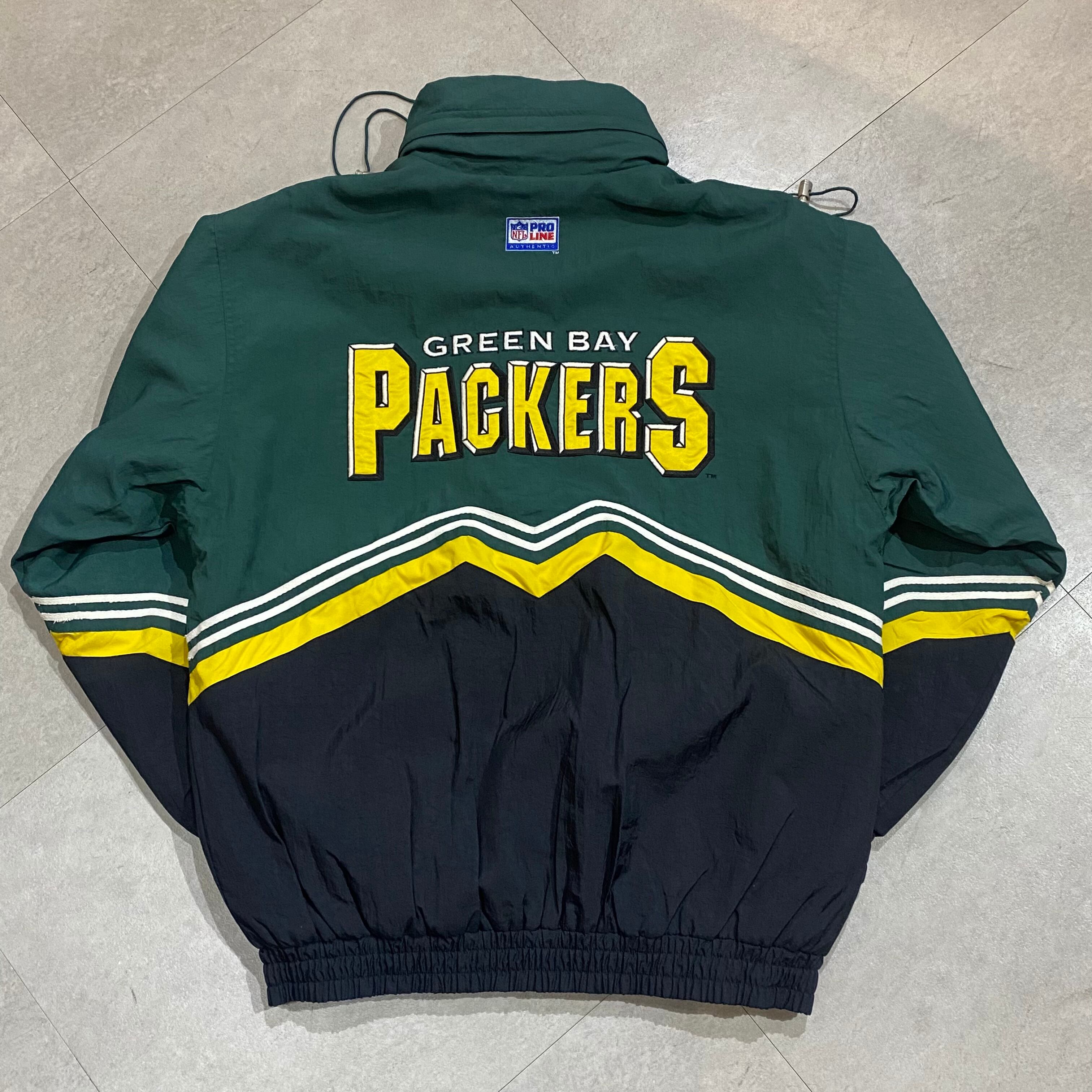 packers nfl pro line 厚手 90s 刺繍 XL 1240古着屋TAG - ナイロン