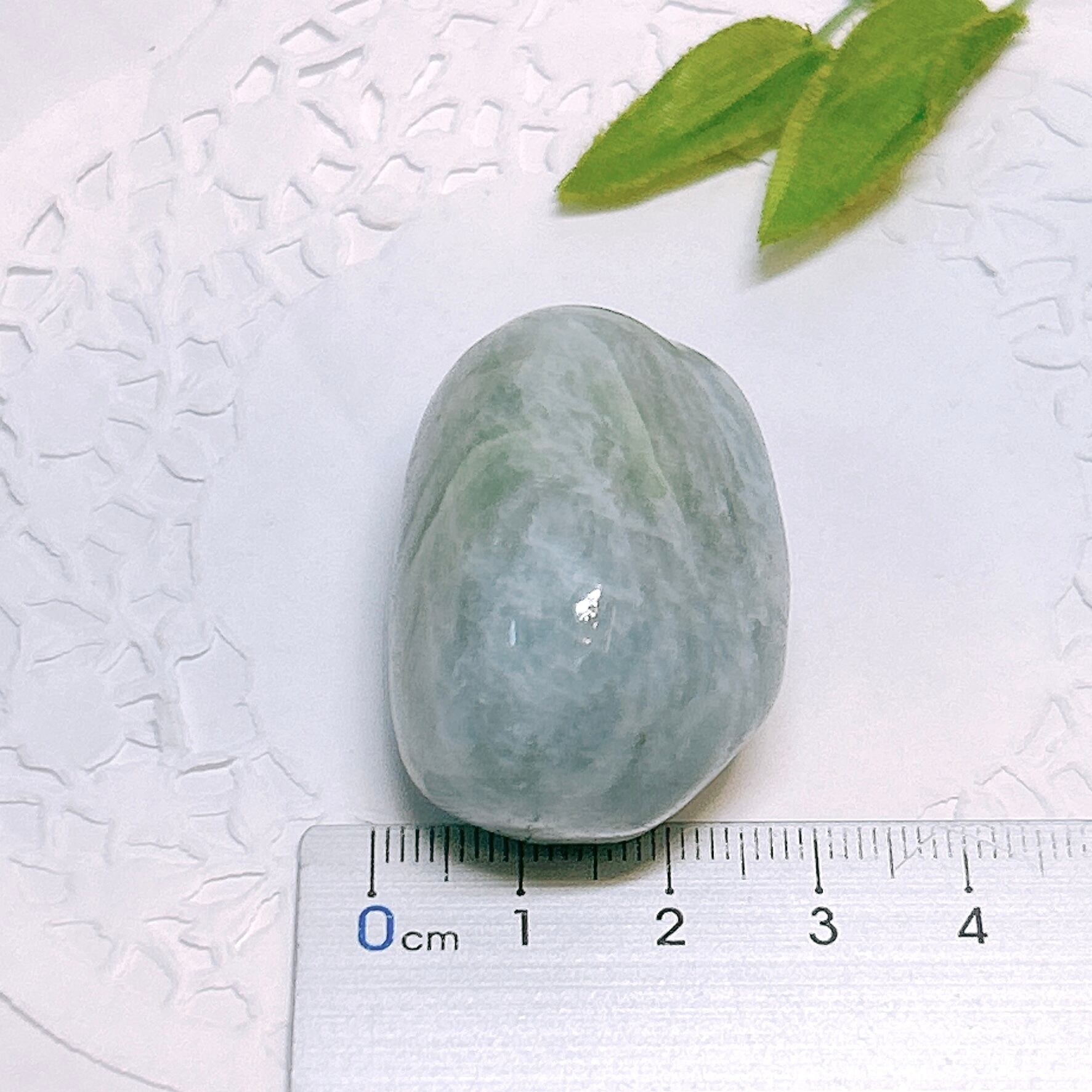 17983】アクアマリン ペブル 磨き石 緑柱石 ブラジル Aquamarine