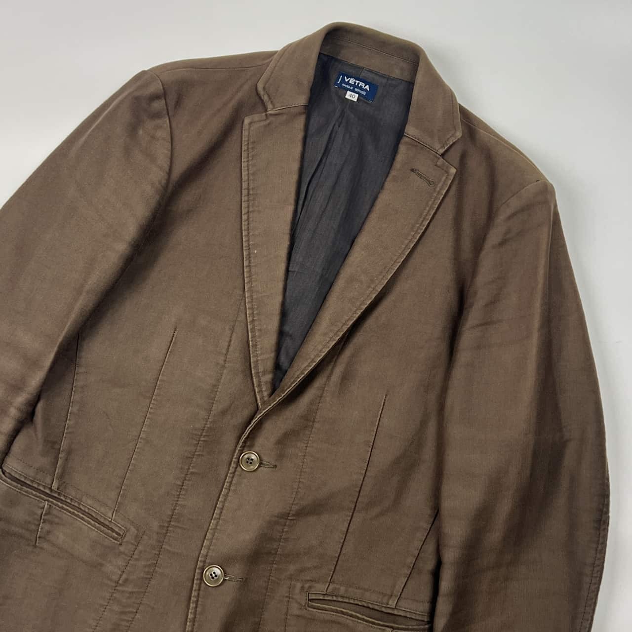 VETRA べトラ コットン テーラードジャケット 40/カーキベージュ系 メンズ