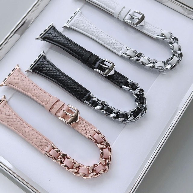 Apple Watch コード チェーン ループバンド