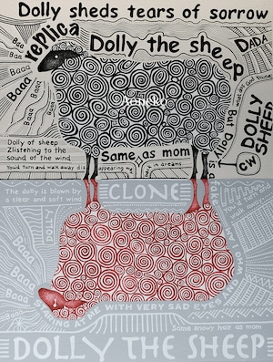羊のドリー（イラストレーション）