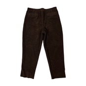 PAPAS ISLAND パパス ツータック コーデュロイ スラックスパンツ XL/ブラウン