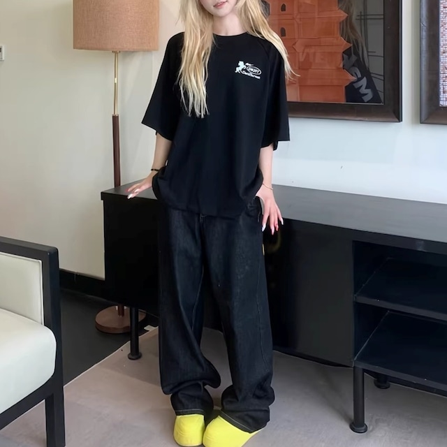 アーチバックロゴバイカラーハーフスリーブTシャツ 3col   R01950