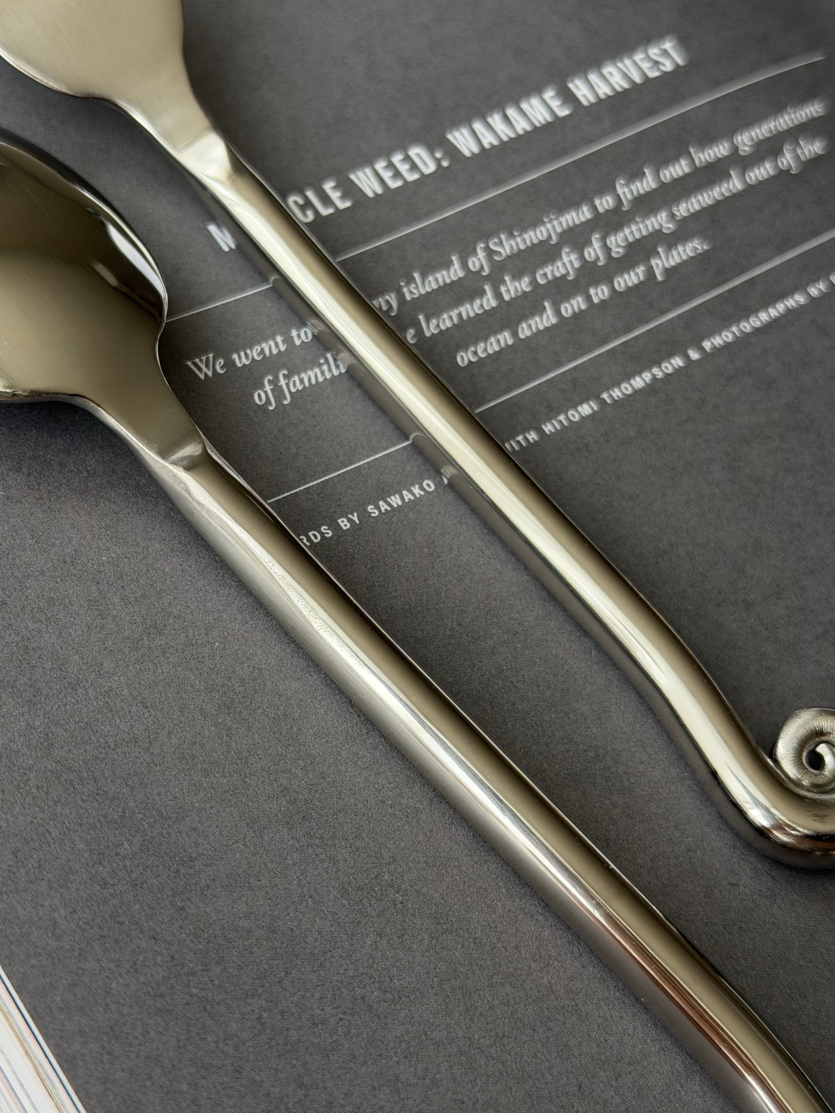 Vintage Spiral Handle Cutlery / スパイラルハンドル fork , spoon
