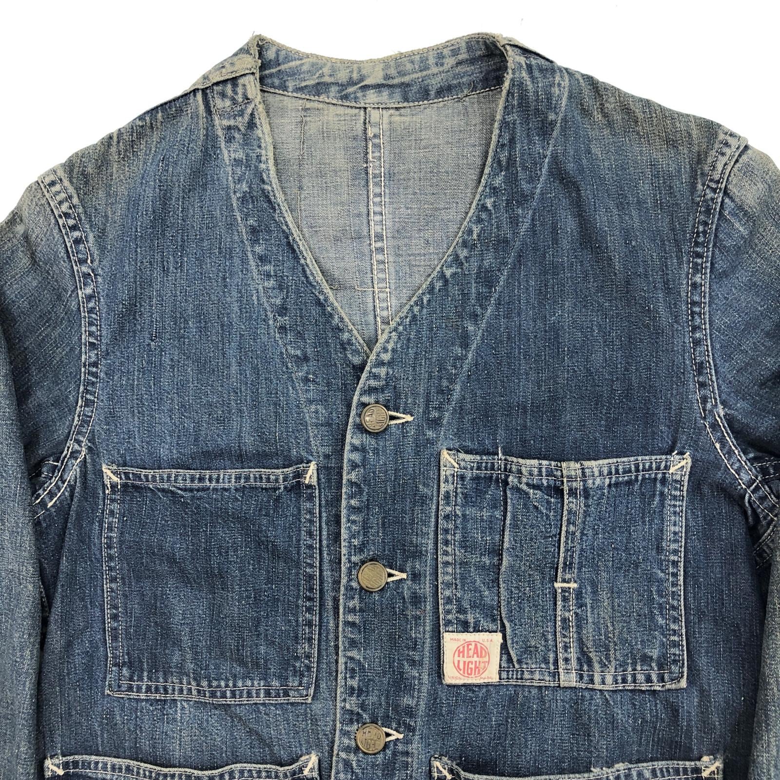 HEAD LIGHT ヘッドライト 40- 50年代 ENGINEER JACKET デニム