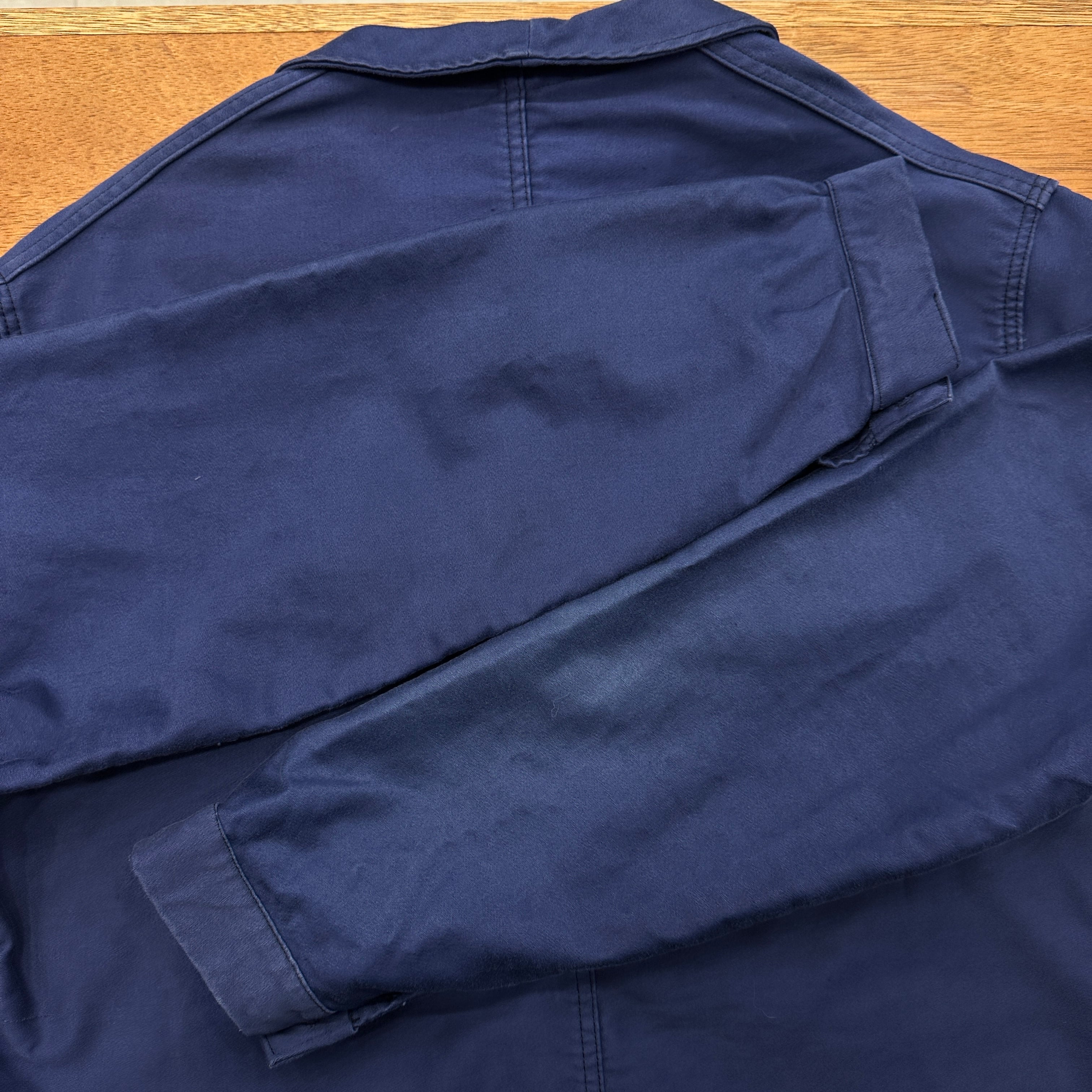 60S ADOLPHE LAFONT BLUE MOLESKIN WORK JACKET 60 ⑧ | safarionline