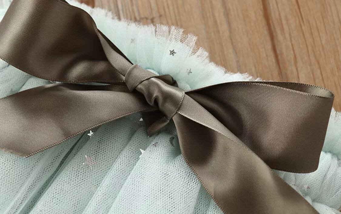 リボンチュールスカート》》》》チュチュ スパンコール 海外子供服 プチプラ ベビー キッズ 女の子