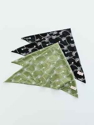 【NEW】MEYAME / EMBROIDERED SCARF