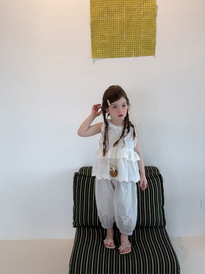 [aiai] Lace-punched baggy pants / [아이아이] 레이스펀칭배기팬츠