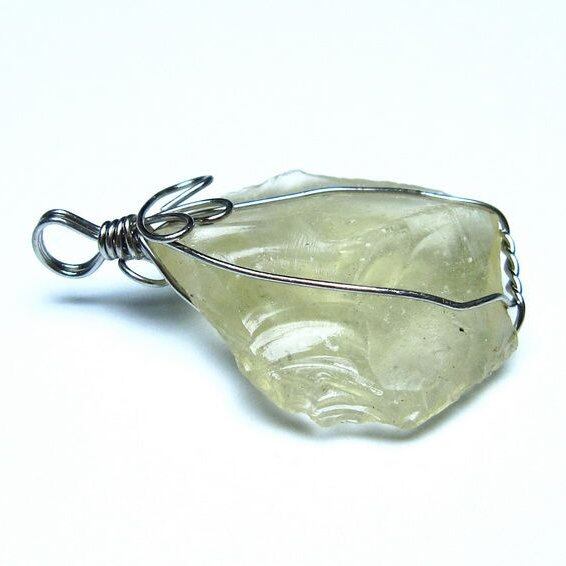 リビアングラス ペンダント 一点物 メール便可 [M便 1/20] 112-13596