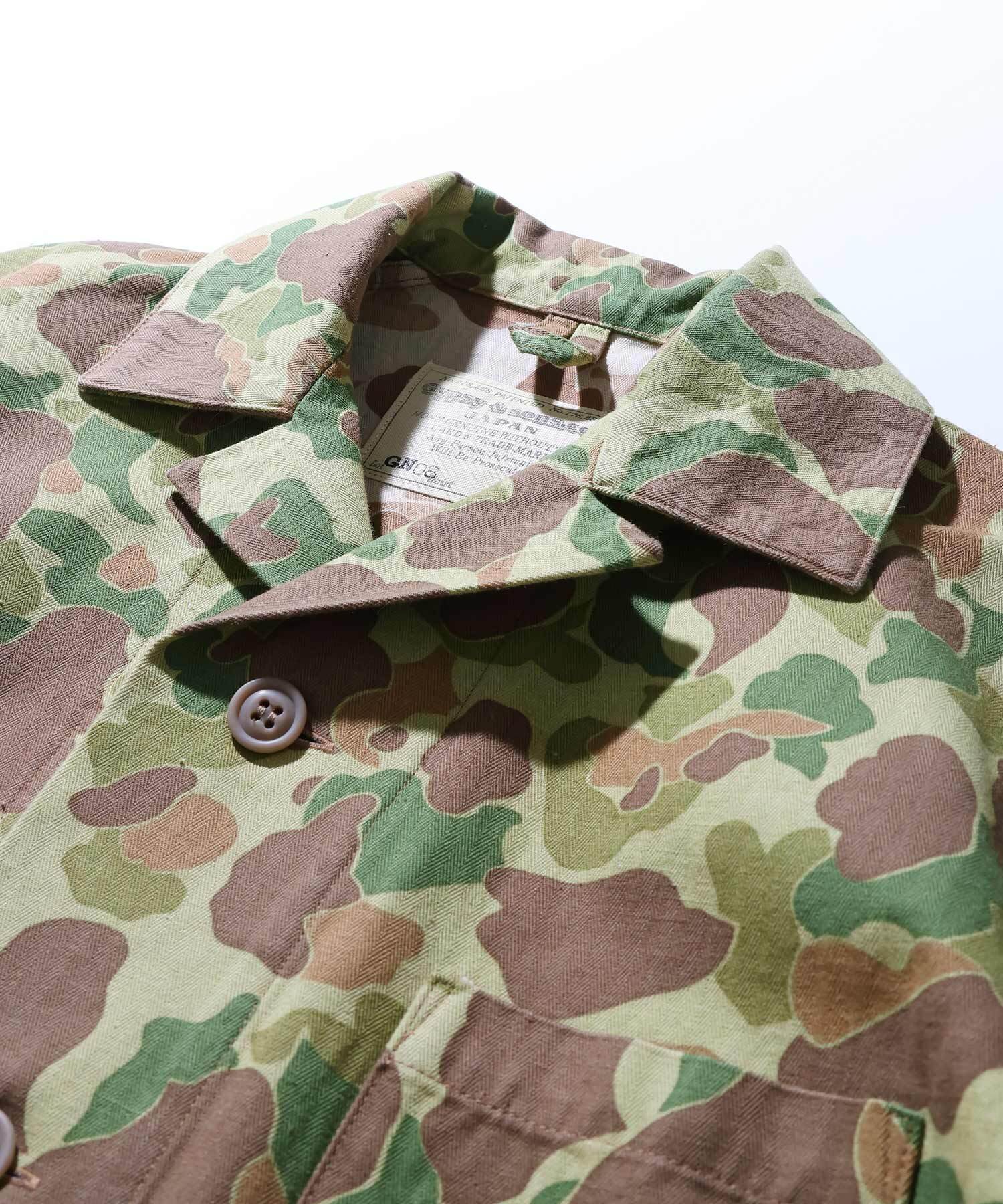 SLEEPING FROGSKIN CAMO SHIRTS JK スリーピング フロッグスキン カモ
