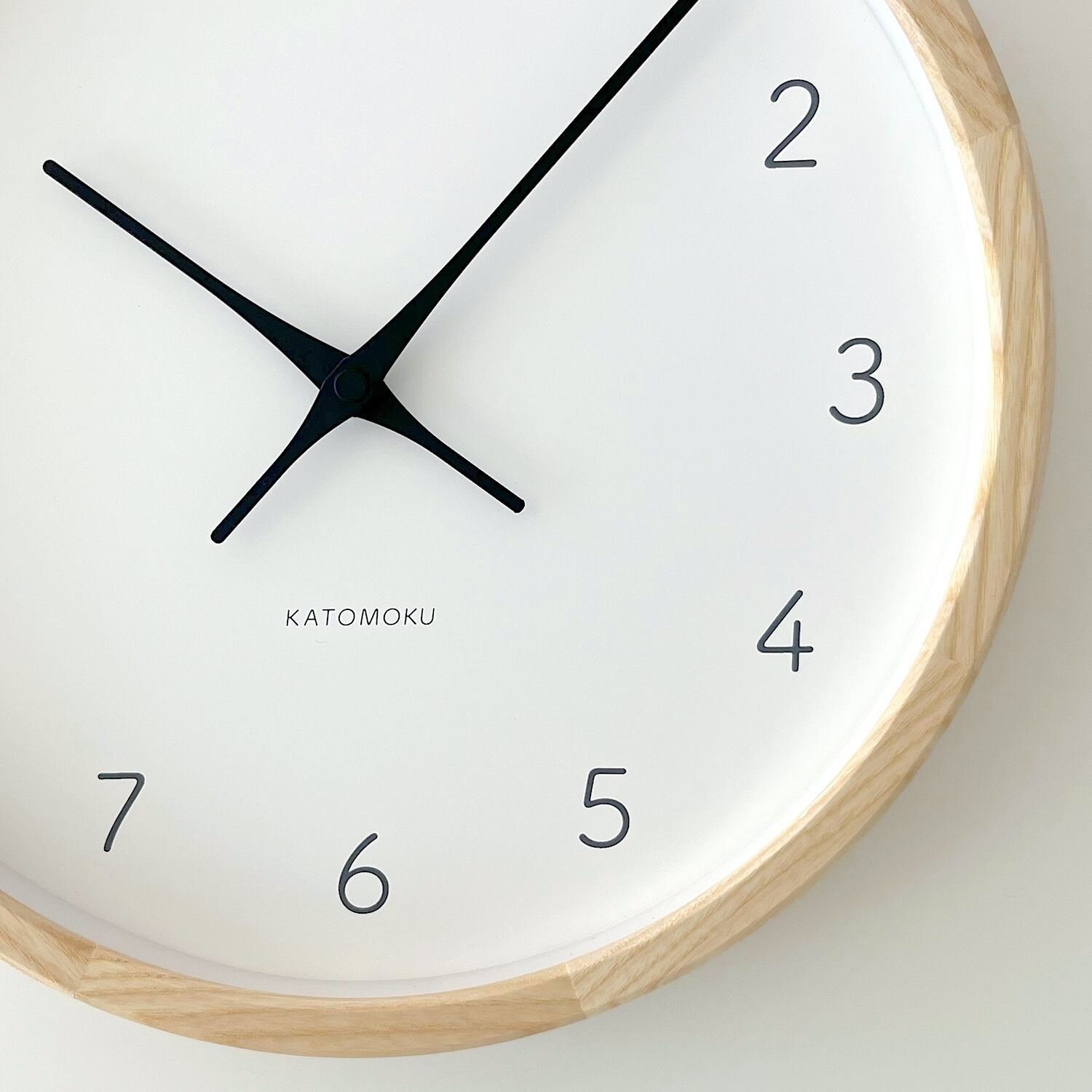 KATOMOKU muku clock 7 ナチュラル km-60NA | 加藤木工株式会社 online