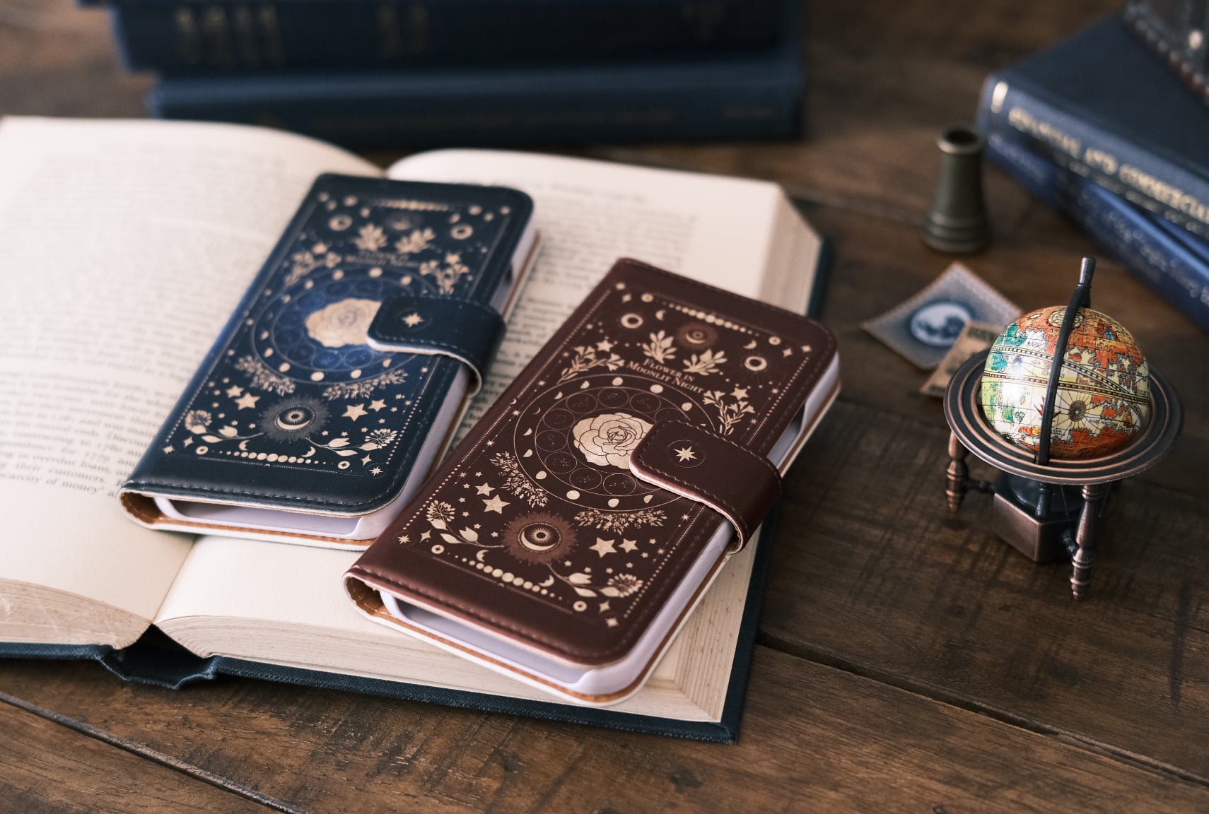 未開封ケース入り　アメリカアンティーク６種類セット　WHITMAN カードをオシャレに収納♪ ステーショナリーボックス VC113-204