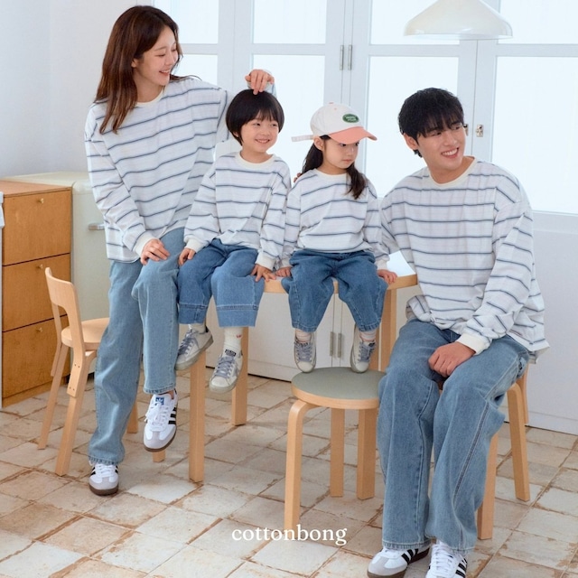 《予約》送料無料【cottonbong】Windy Stripe T-shirt (kids)