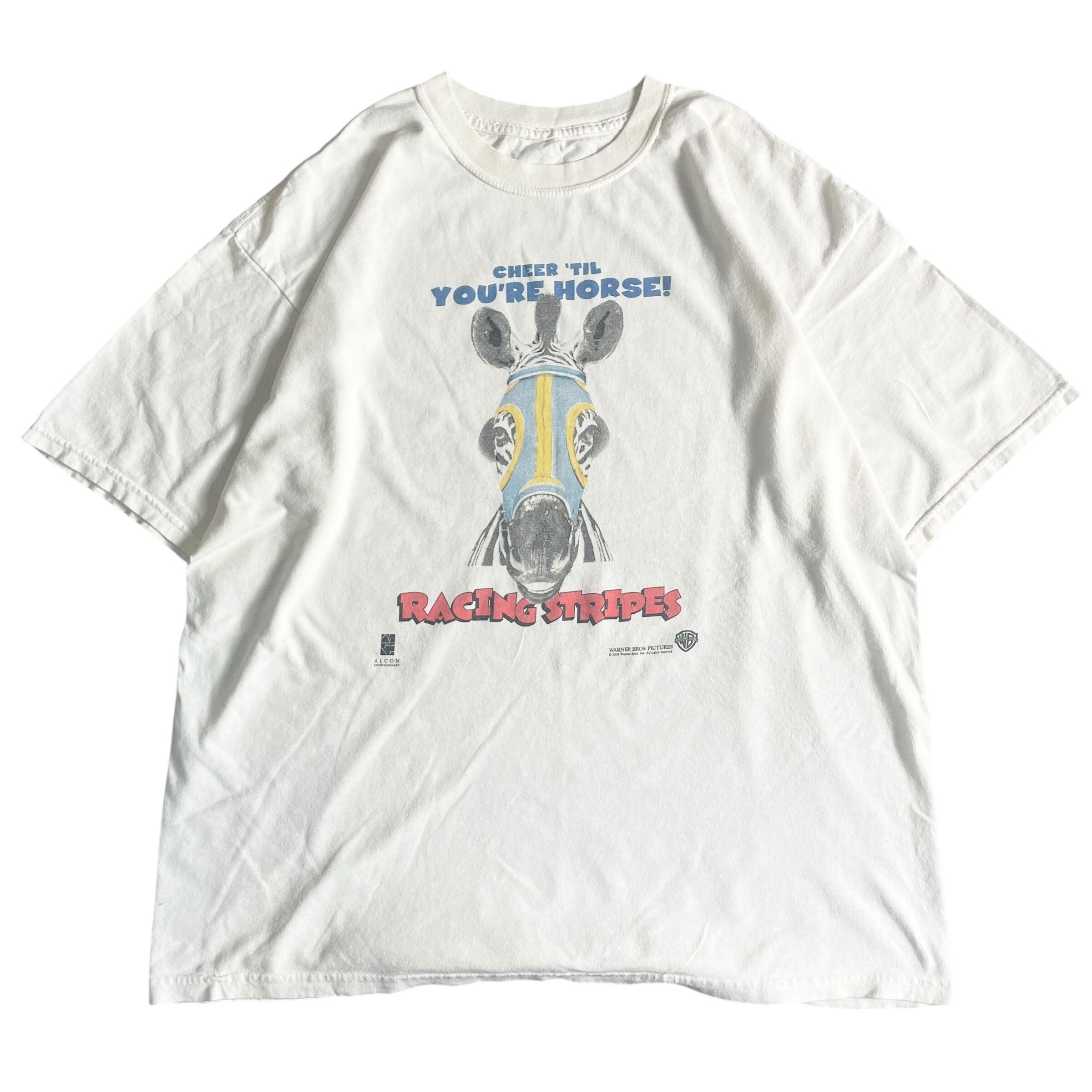90s USA製 Racing Stripe 映画 ムービー Tシャツ