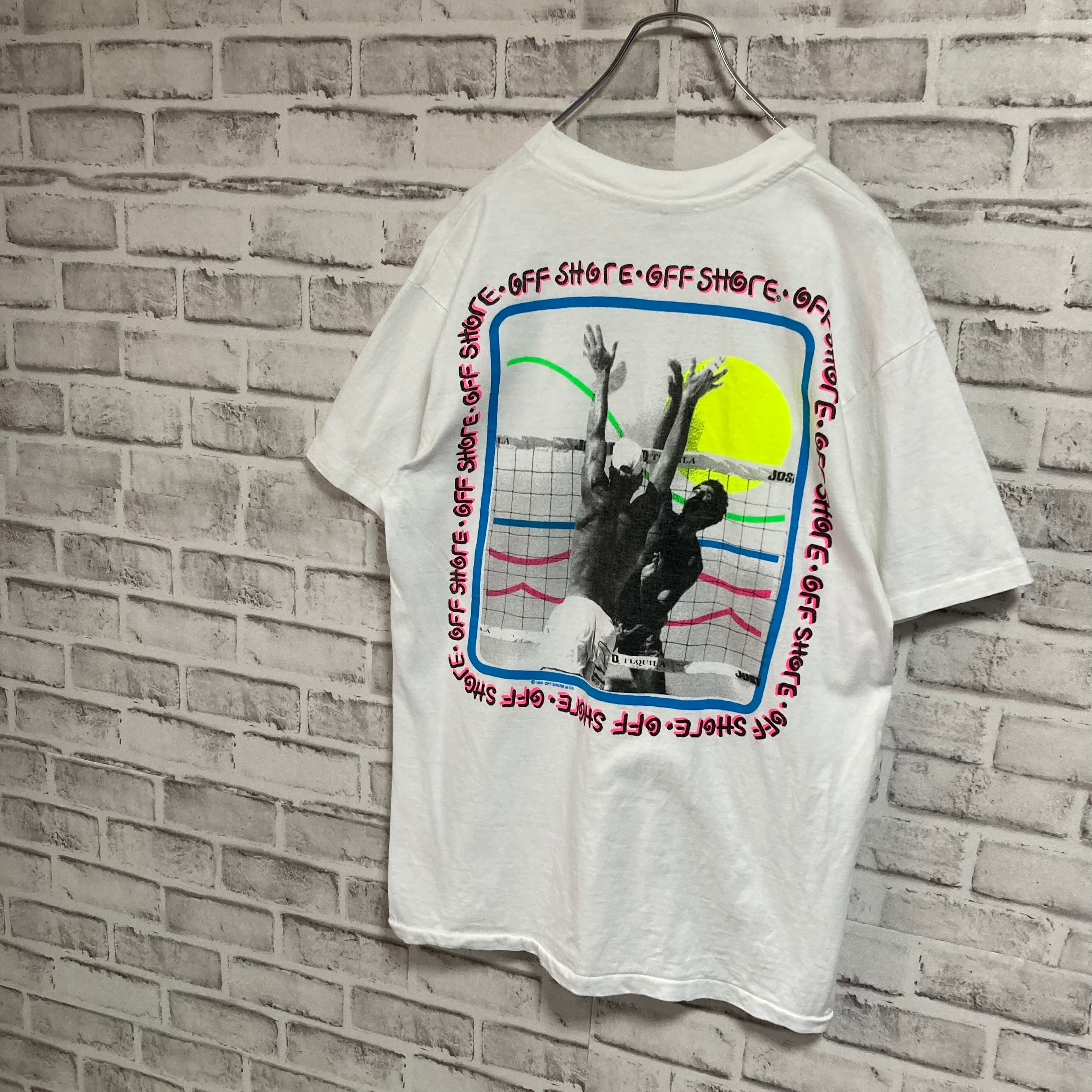 希少 80s ビンテージ USA製 ヘインズ 両面プリント Tシャツ