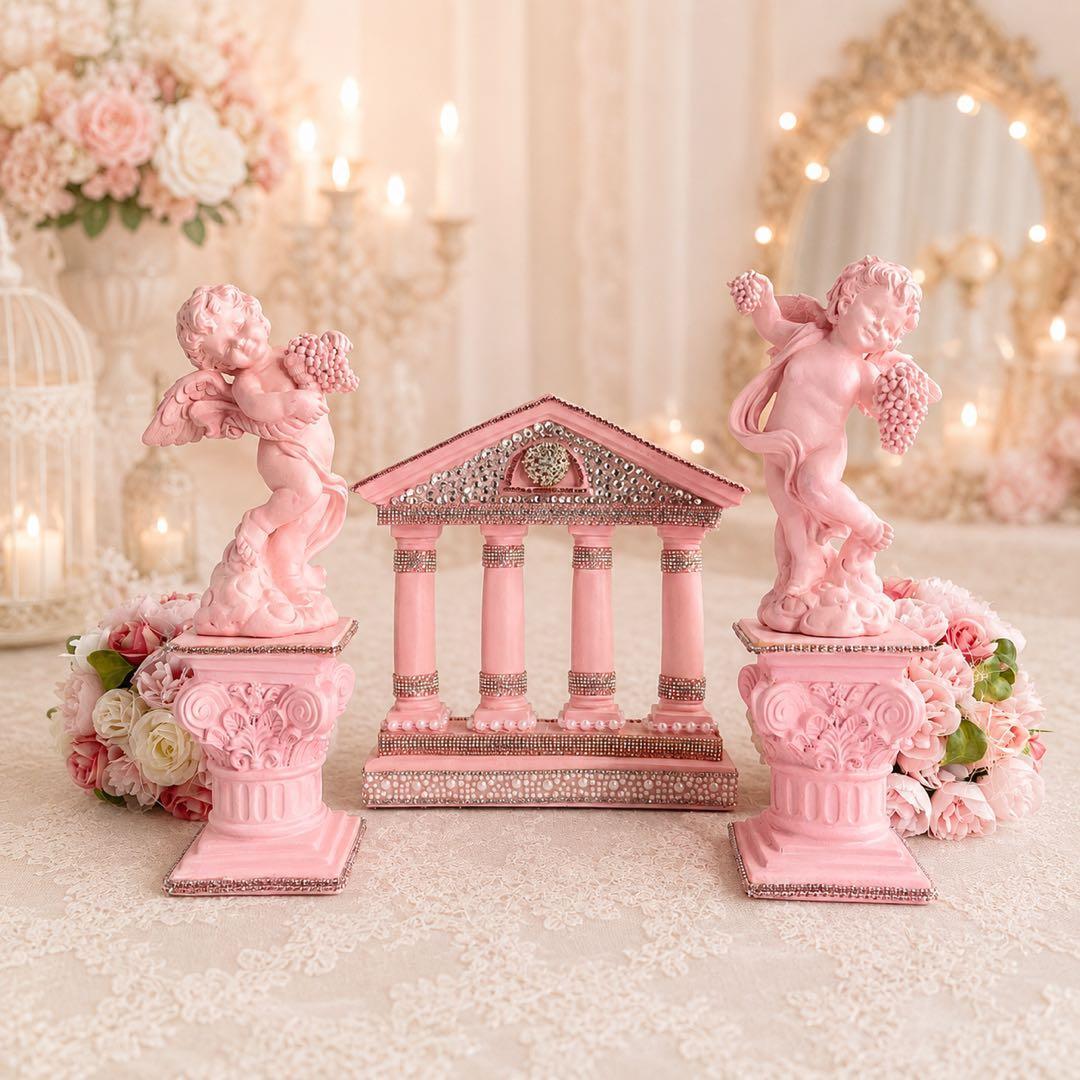【モカアンドマルシェ】天使のエアリーワールド｜祈りの神殿 7点セット モカアンドマルシェ】天使のエアリーワールド｜祈りの神殿 7点セット
