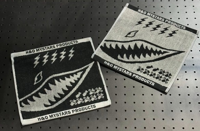 【H&O】ミニタオル ブラックベース