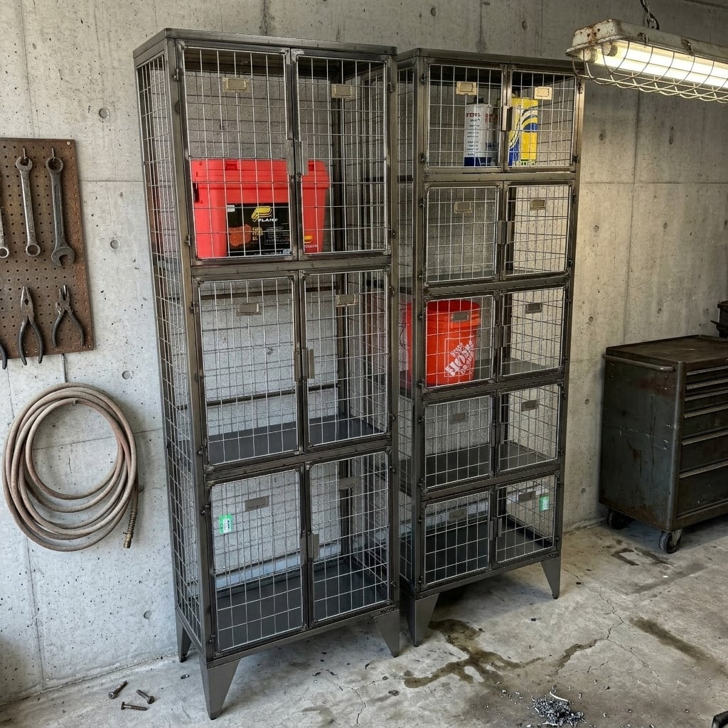 Iron Mesh Locker Cabinet
