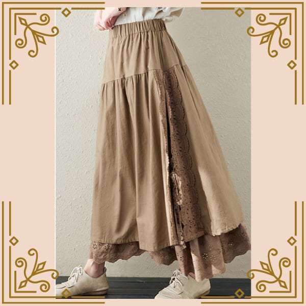 bordersatbalcony サイドフリルスカート