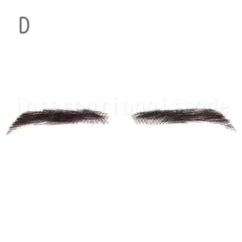 予約 付け眉毛 メンズ 人毛 リアルタイプ 自然 太め 男女兼用 コスプレ 眉毛 まゆげ 男装 女装 舞台 メイク 化粧 小道具 アイブロウ 繰り返し使える 眉毛エクステ 眉毛シール 文化祭 演劇 仮装 イベント ハロウィン k15003