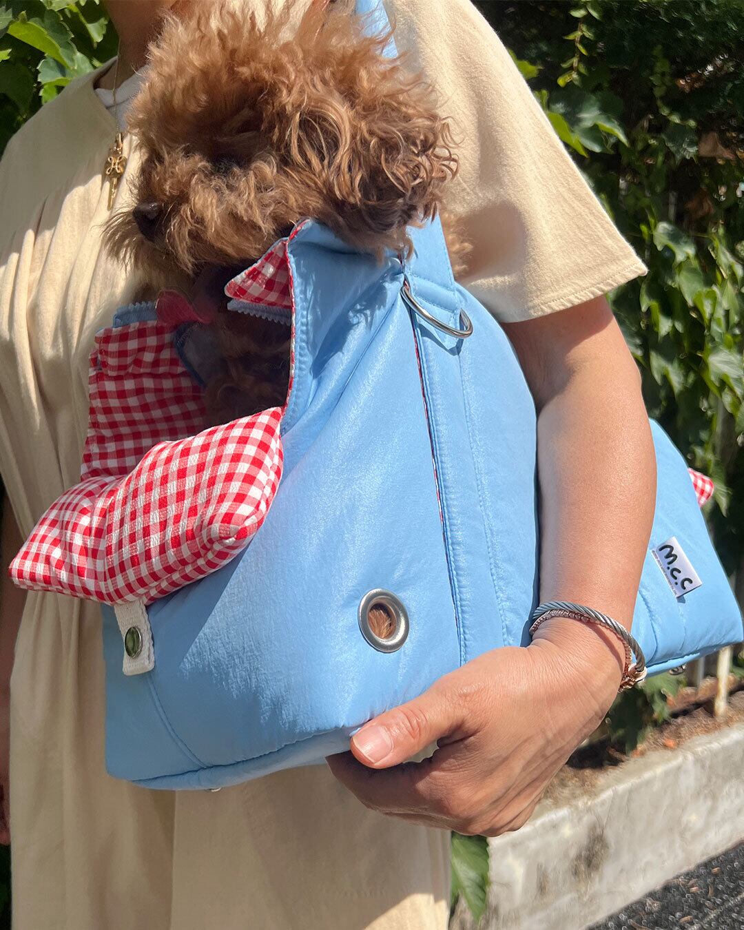 The Honey Bunch Bag Sサイズ（Aqua Blue） / monchouchou | PANNA HOUSE