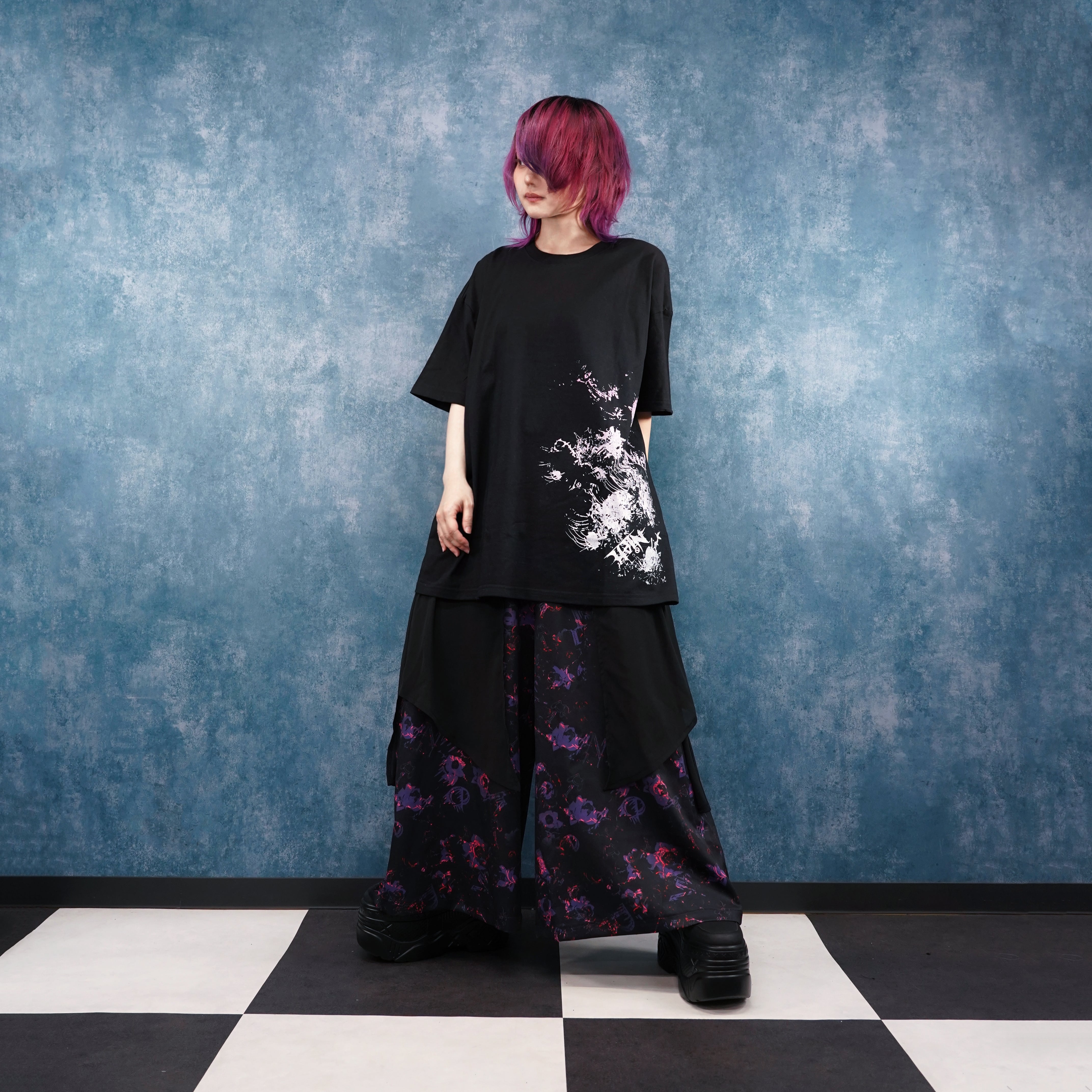 フラップレイヤードワイドパンツ【NIER ROSE】 | NIER CLOTHING
