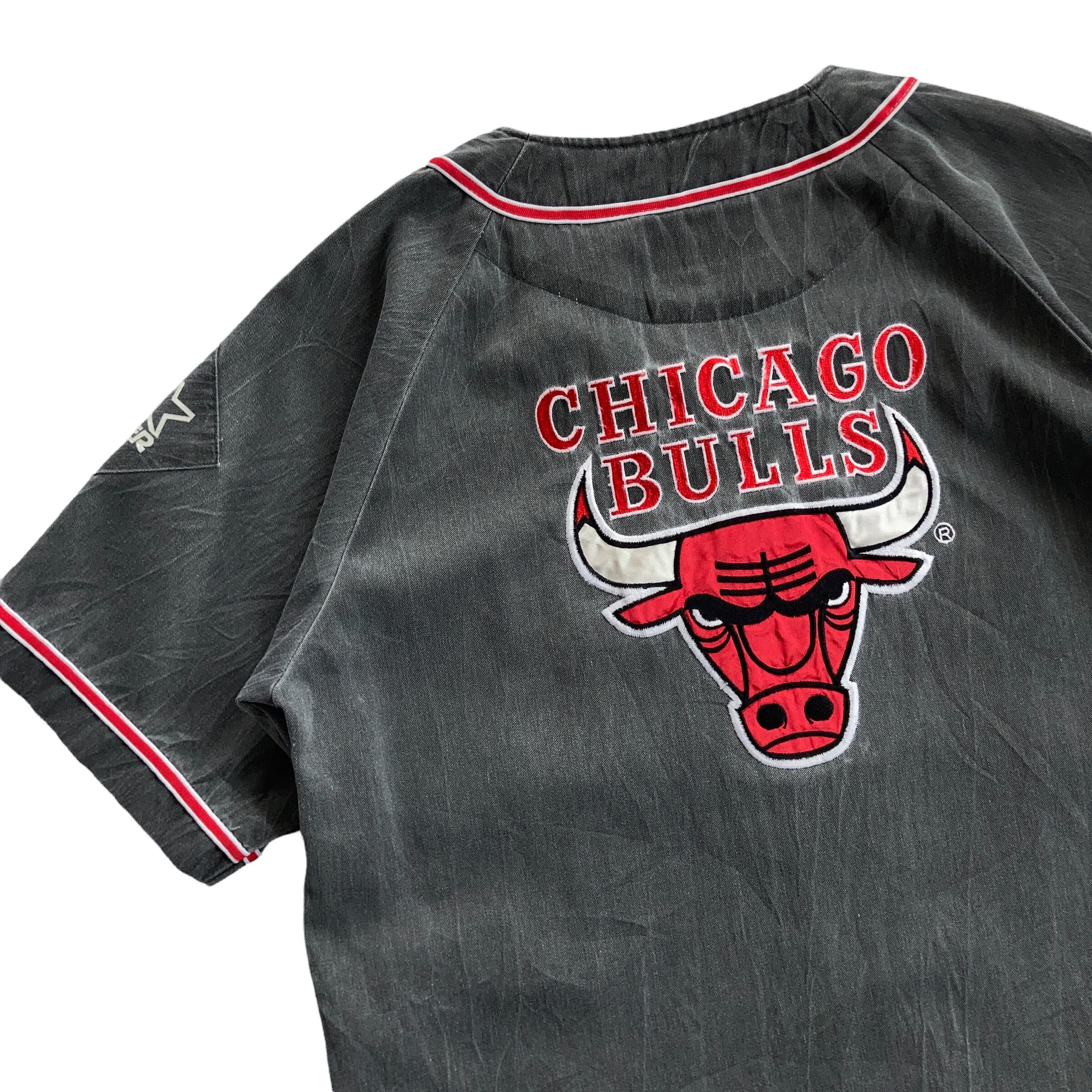 CHICAGO BULLS ベースボールシャツ NBA STARTER SIZE M【0601A18 