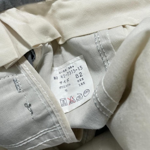 90s BALENCIAGA SPORTS PARIS gray slacks 詳細写真8