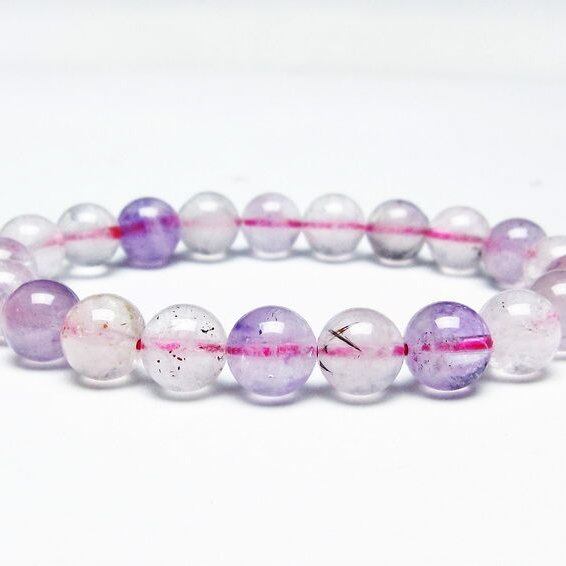 スーパーセブン ブレスレット セイクリッドセブン 9mm 一点物 メール便可 [M便 1/10] 111-46752