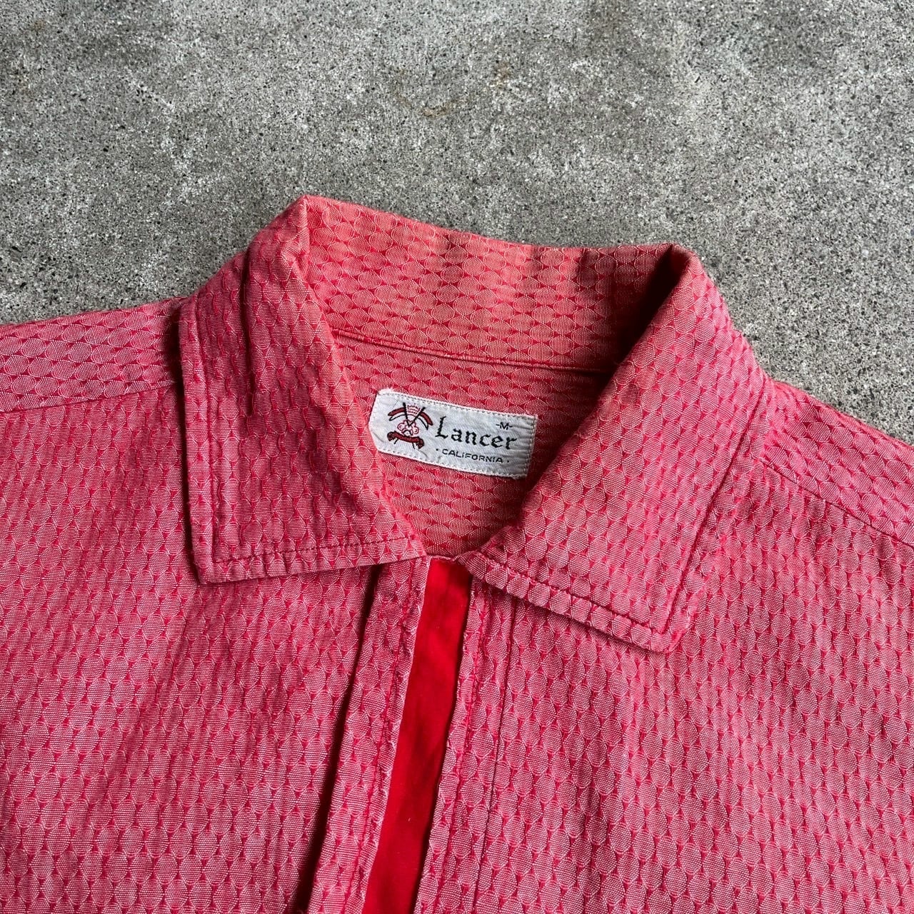 60's Lancer CALIFORNIA 開襟 S/S コットンシャツ | 古着屋NEVERMIND