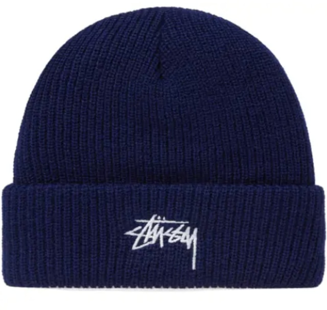 STUSSY STOCK ロゴニット帽ビーニー