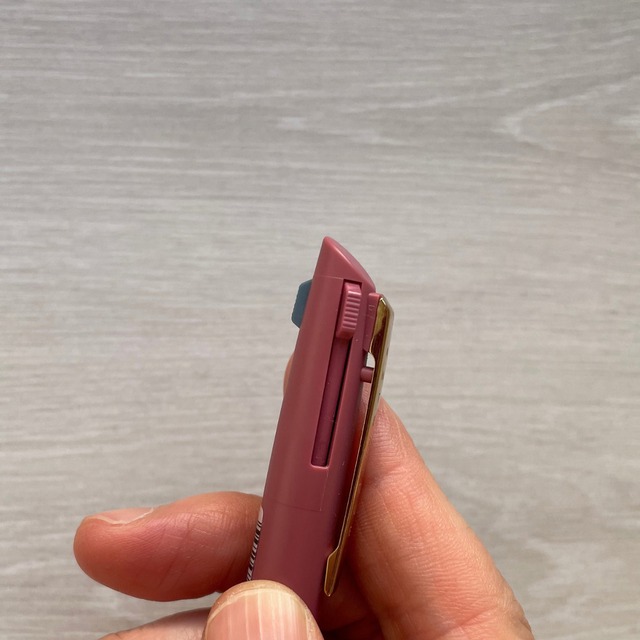 アンテリック 3色ボールペン 0.5mm｜ブリックレッド