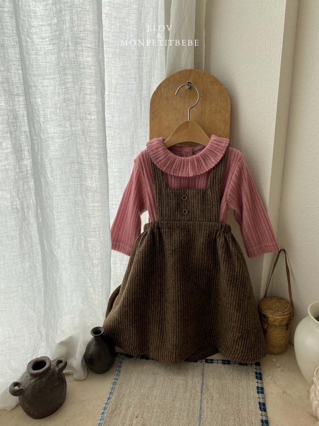 ˗ˏˋラスト1点♡ ˎˊ˗ 【 即納 】 2025冬新作 monpetitbebe モンプチベベ レブワンピース チェック柄 (kids)