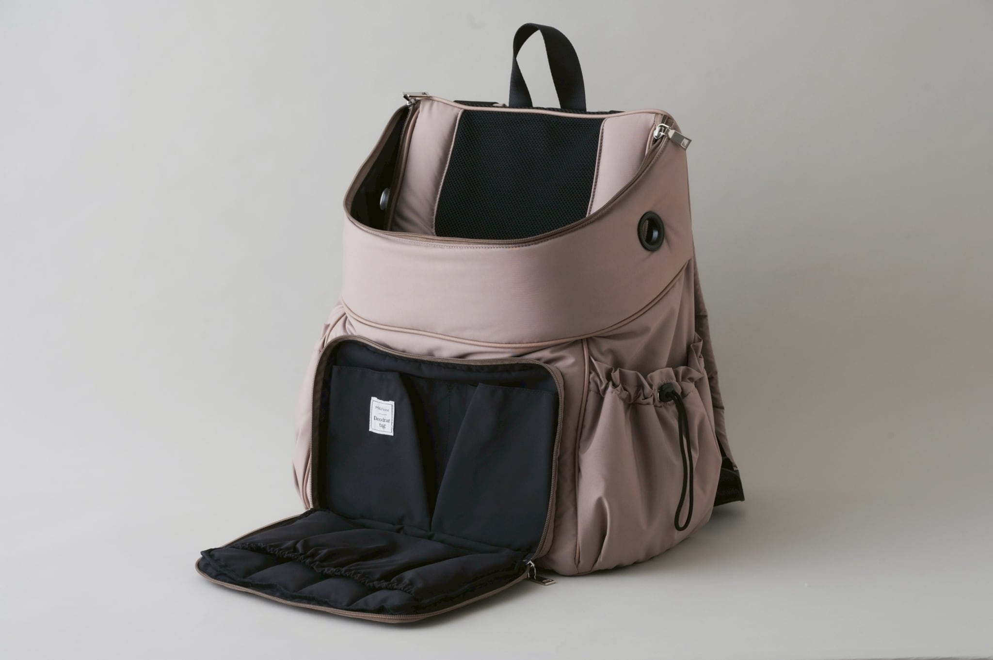 FuFu フワモコリュックキャリー Lサイズ グレージュ | Milla Noue ミラヌー