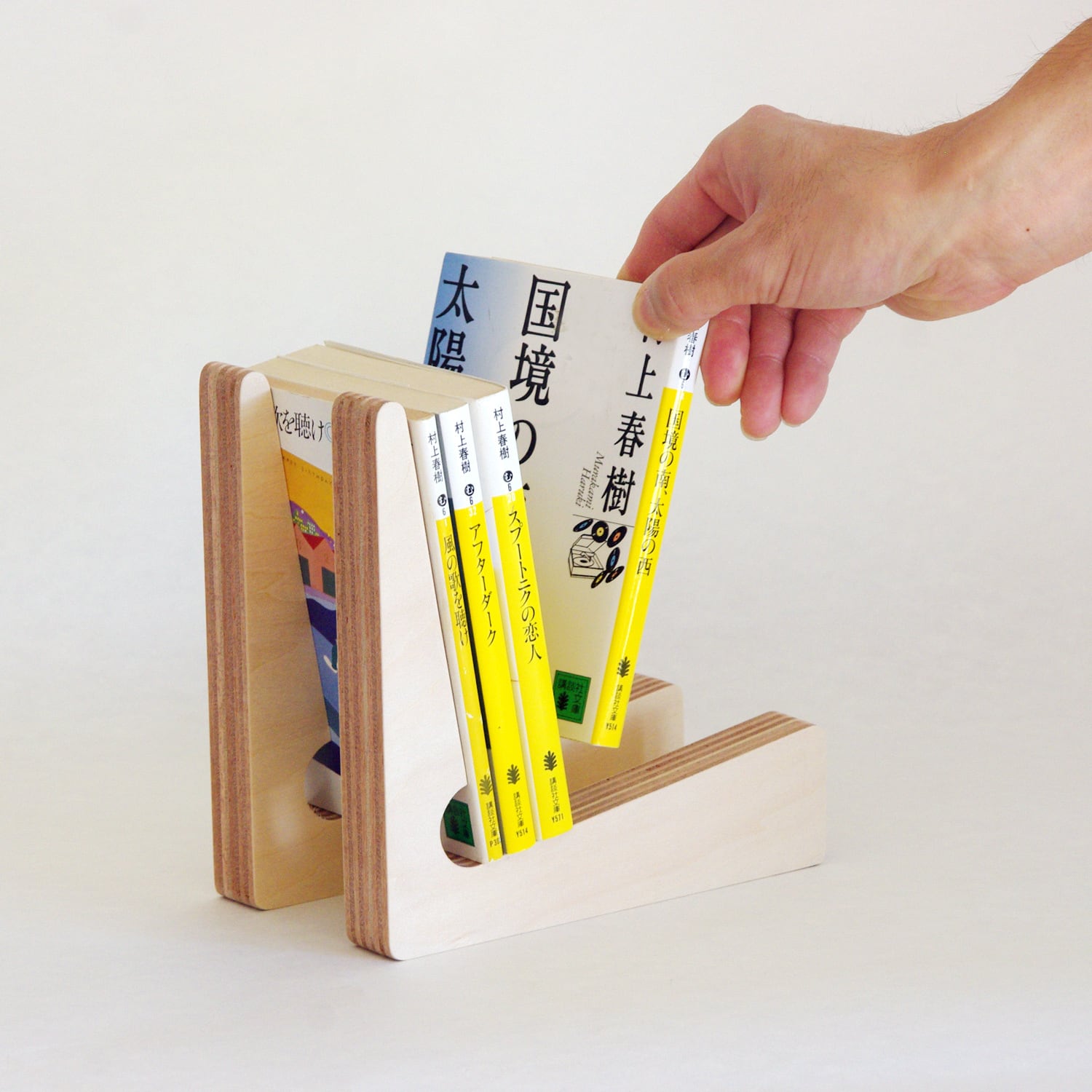 tun-doku】／シナ合板／ブックスタンド／S | inahono furniture