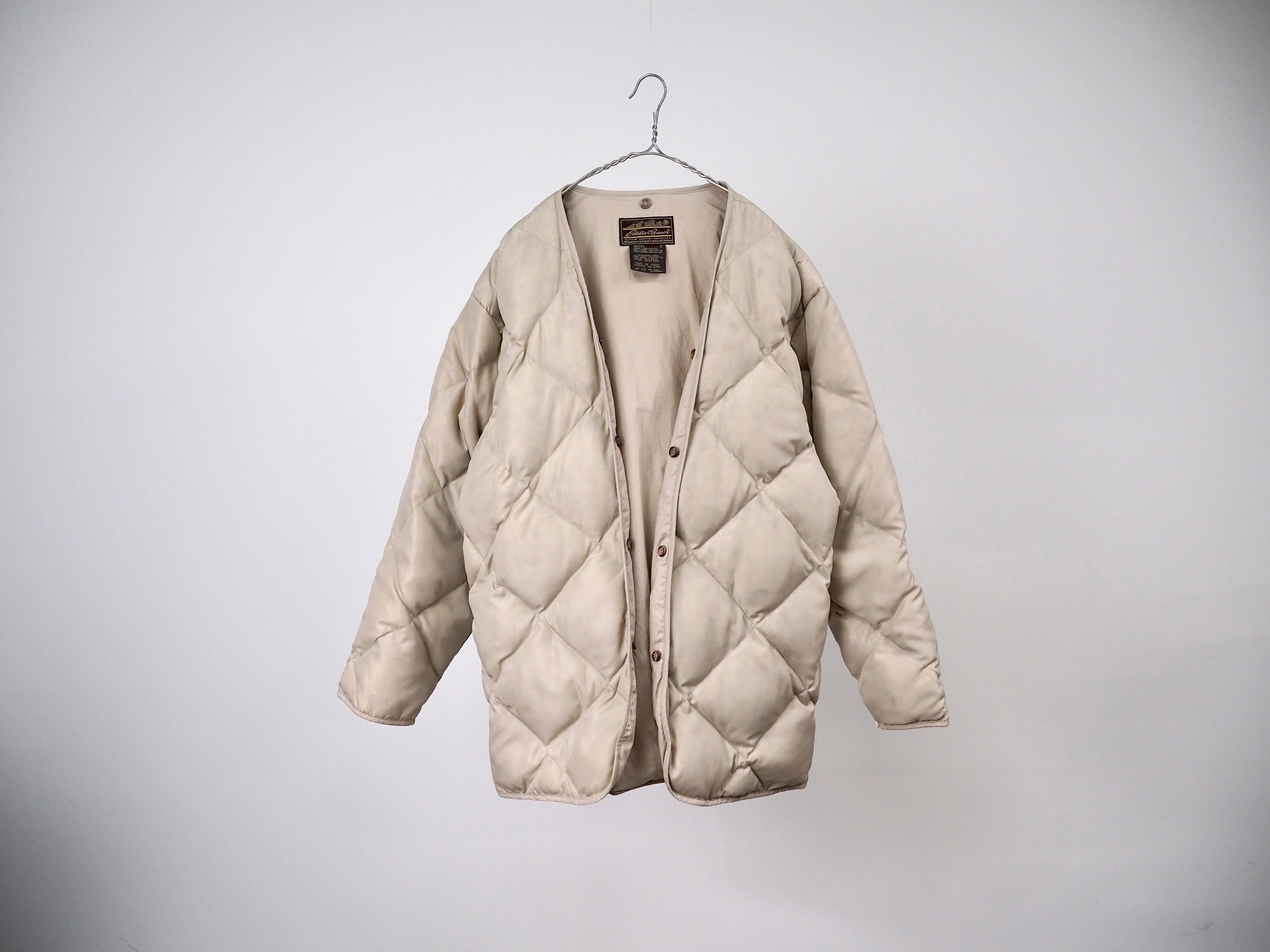 1990's Eddie Bauer quilting down jacket L