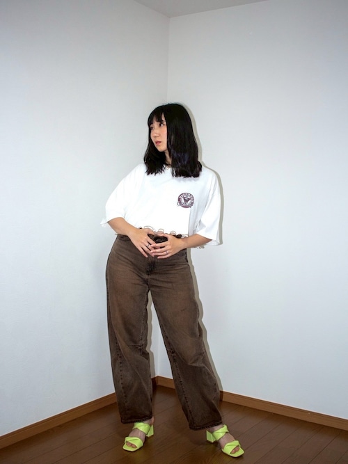 アメカジコーヒーショップチビ丈mellowTシャツ