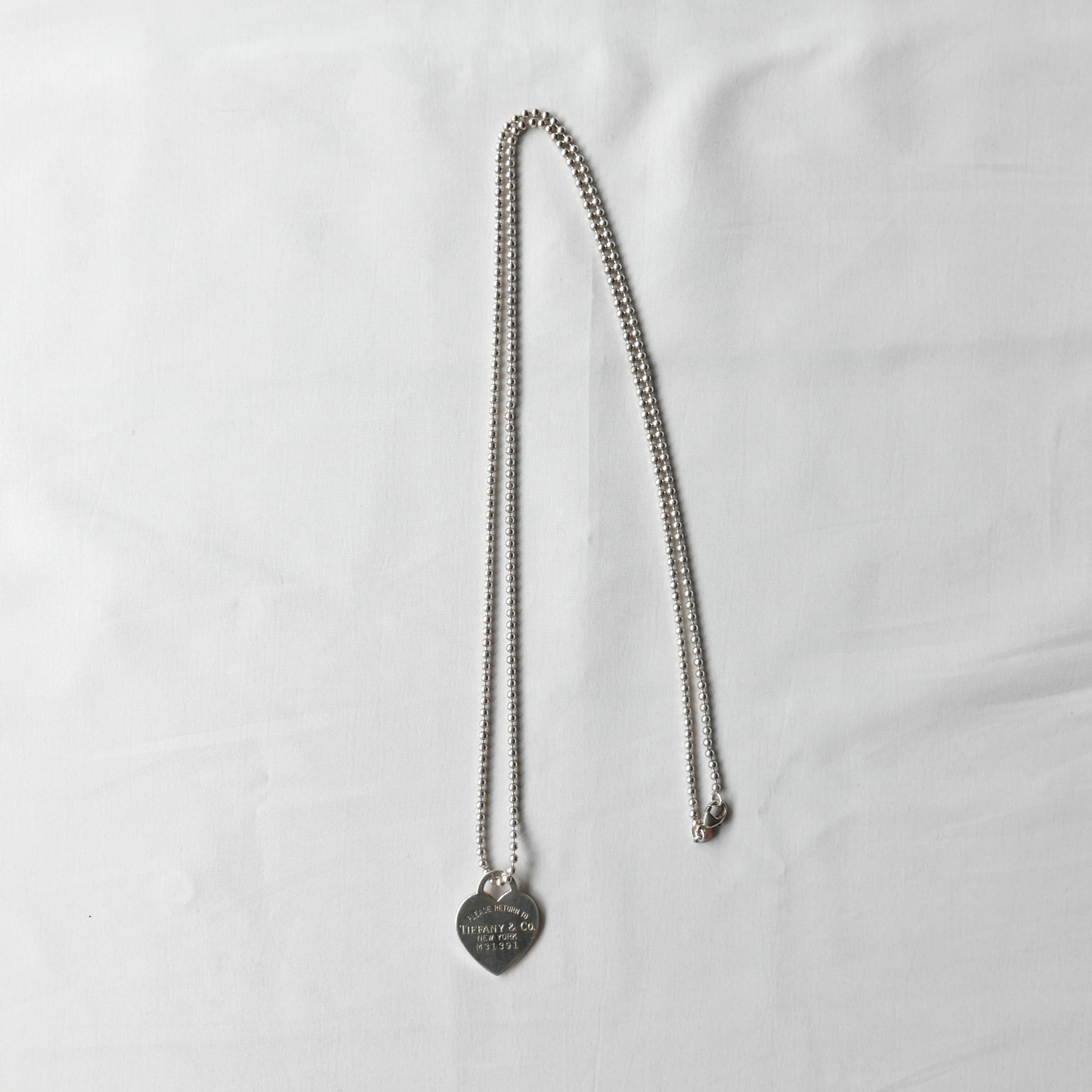 TIFFANY&Co. SILVER925 RETURN TO HEART TAG NECKLACE | safarionline