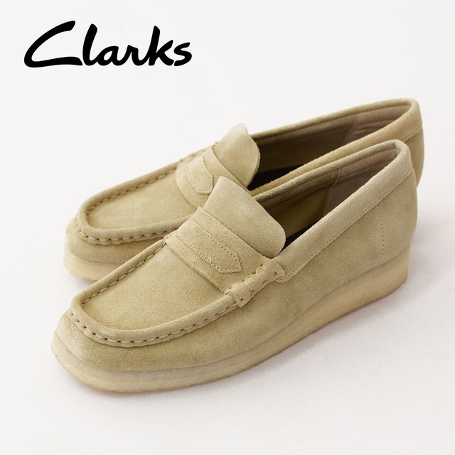 Clarks [クラークス] wallabee loafer [26173508] ワラビーローファー・スエードシューズ・スエードローファー・カジュアル・スエード・LADY'S [2024SS]