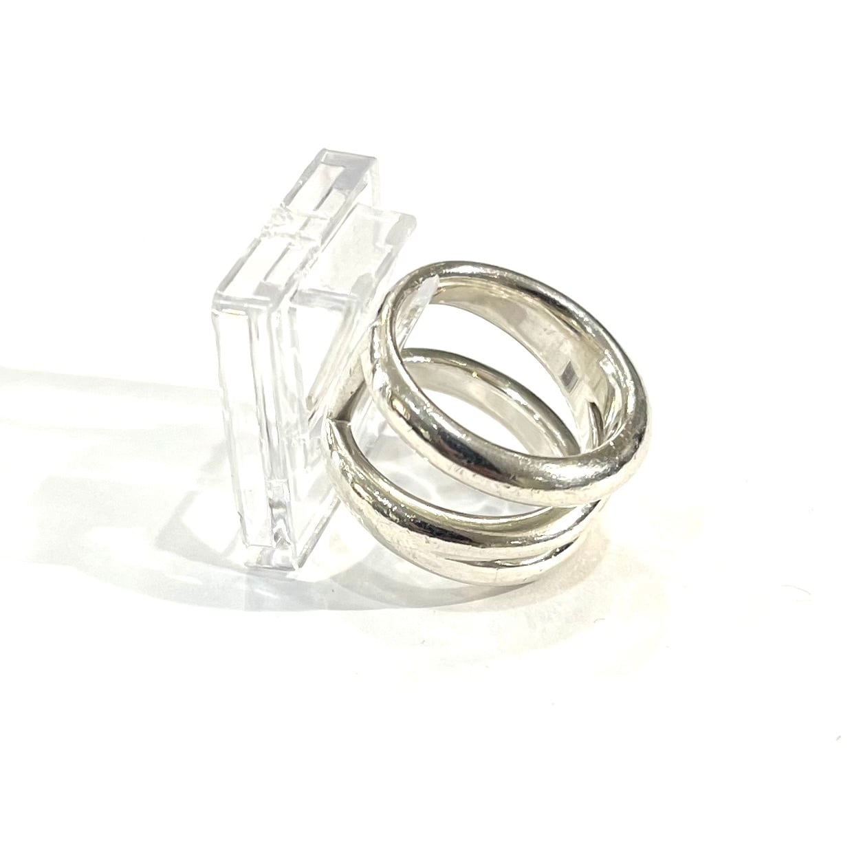 TIFFANY&CO】【10号】2757 ティファニーアンドコーWフェイス シルバー