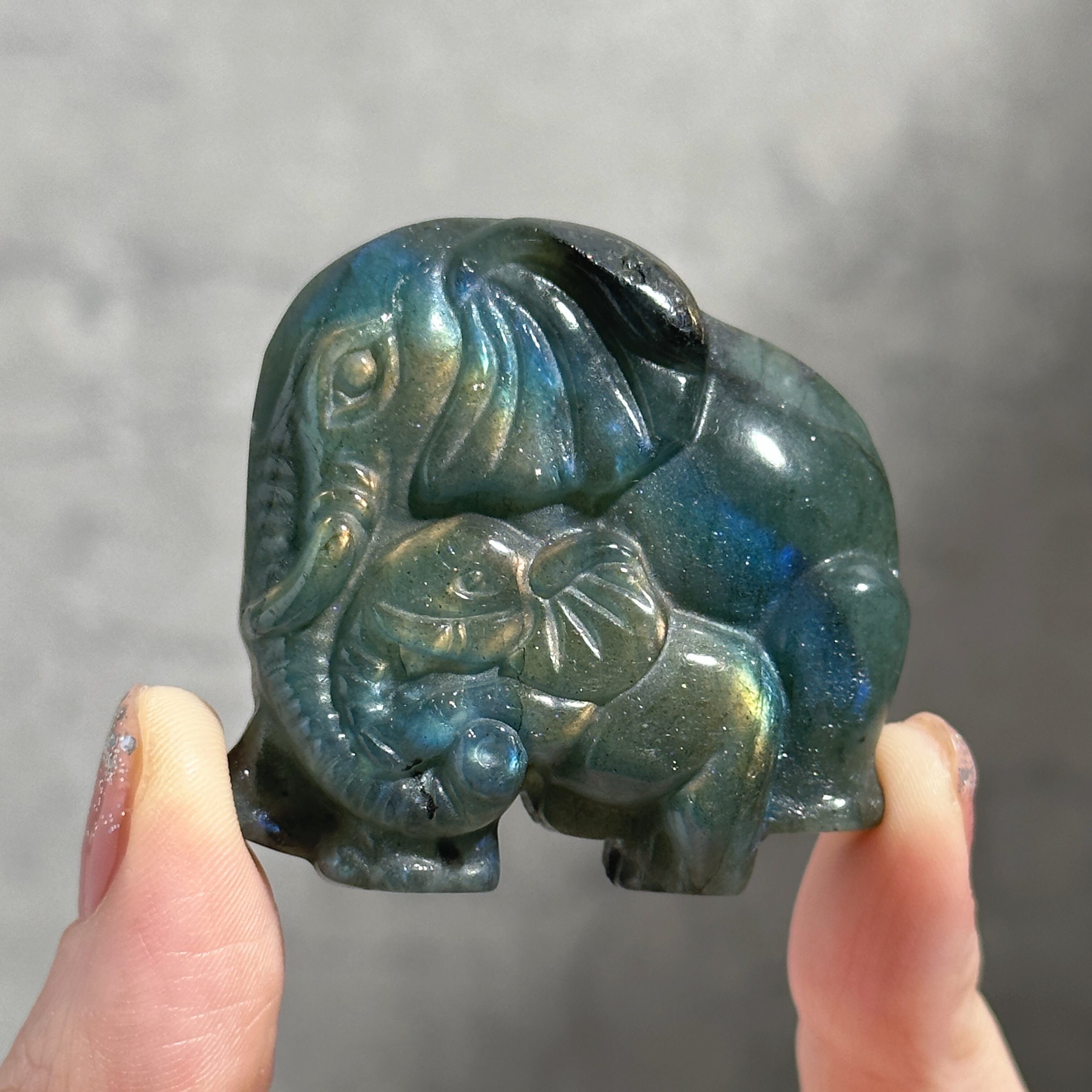 ラブラドライト 聖母子象02◇ Labradorite◇天然石・鉱物・パワーストーン