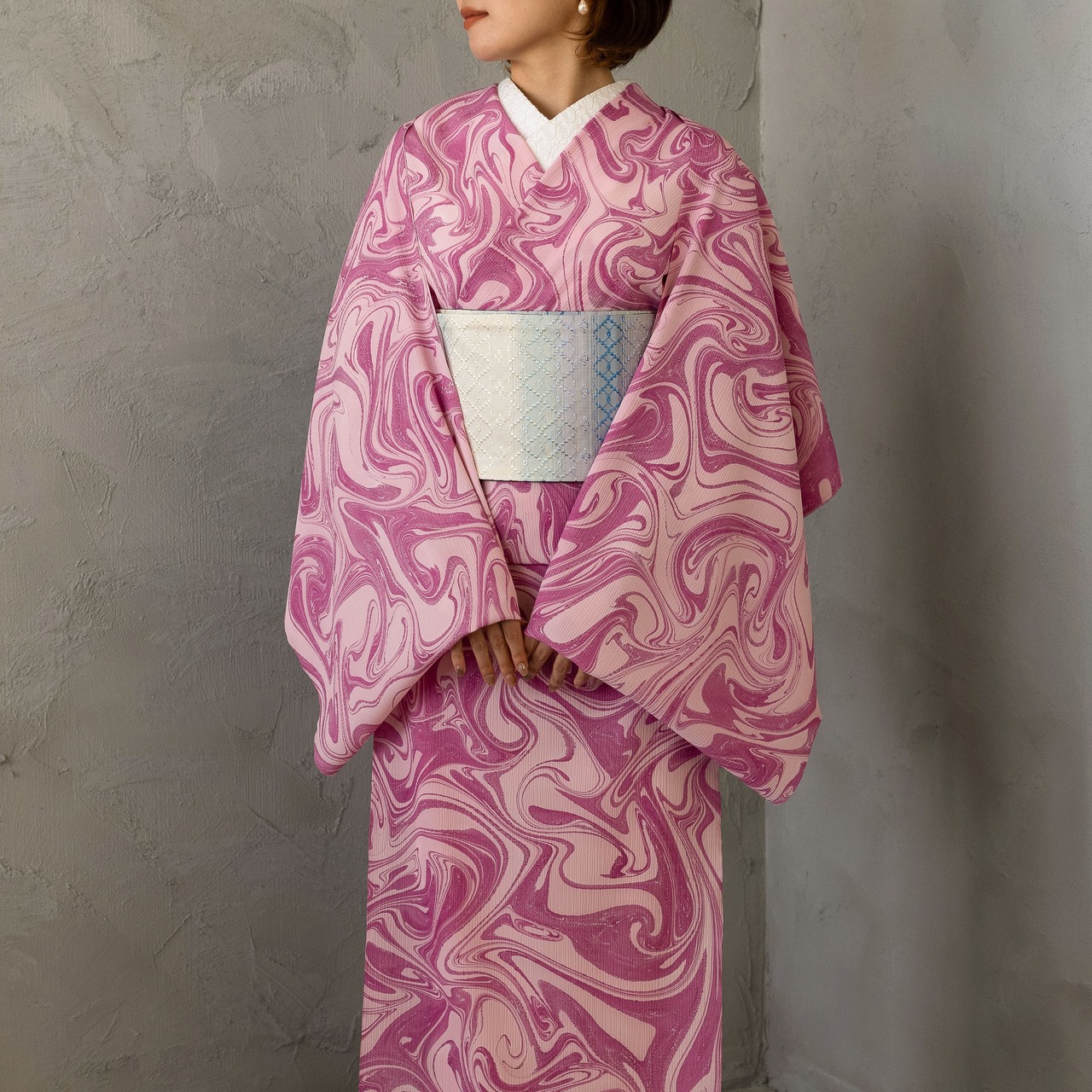 「牡丹色」〜マーブル〜　セオアルファ楊柳