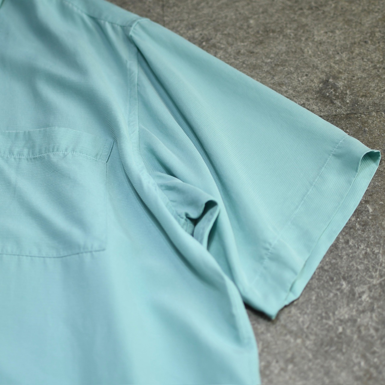 ALFANI silk shirt turquoise blue