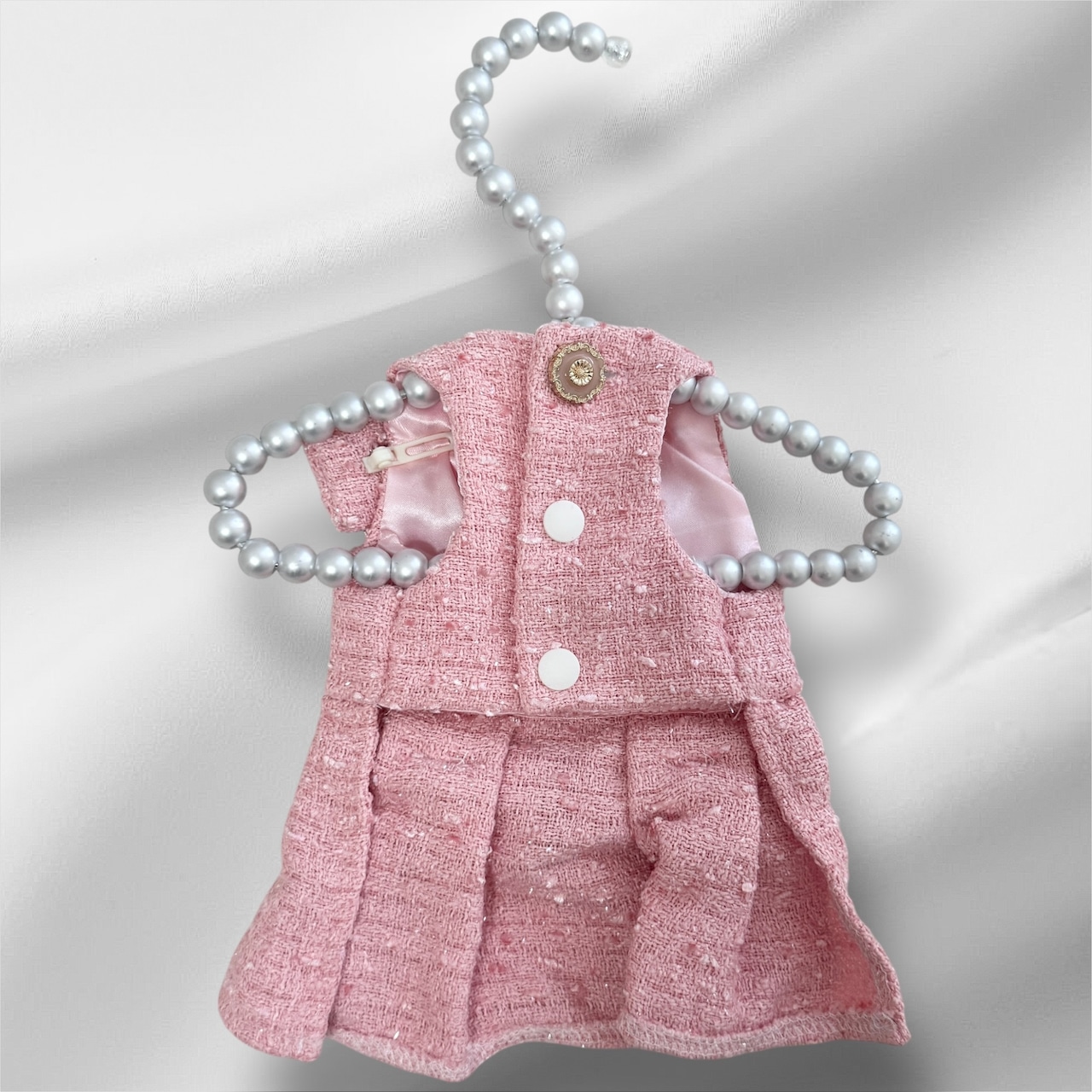 Bonbonnie Tweed Dress -pink