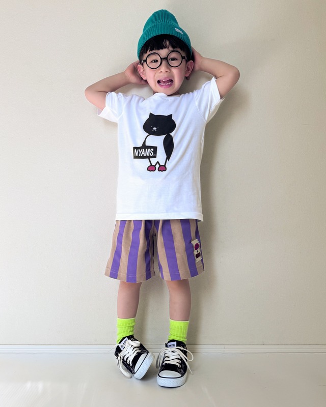 KIDS【ニャムス】キッズＴシャツ☆親子でリンクコーデOK♪