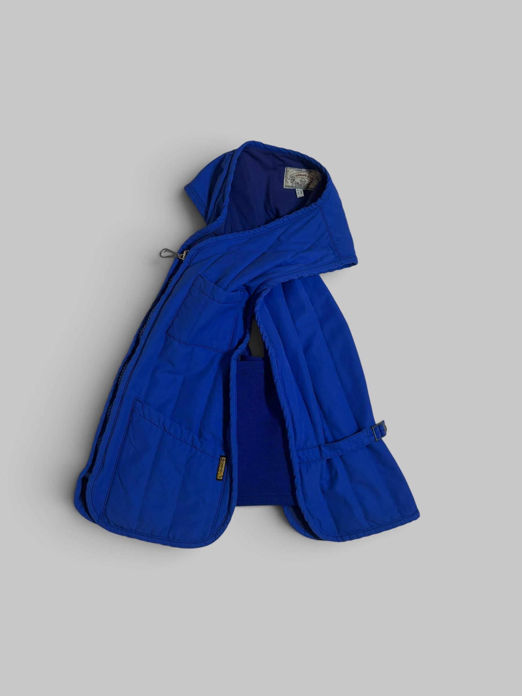1990's armani jean padded vest | Eazy Breezy