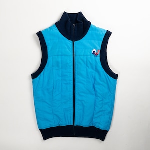 1980s "Euro Vintage" Navy × Blue Ski Vest