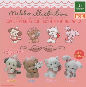 mikko illustrations LOVERFRIENDS コレクションフィギュアvol.2【全４種セット】
